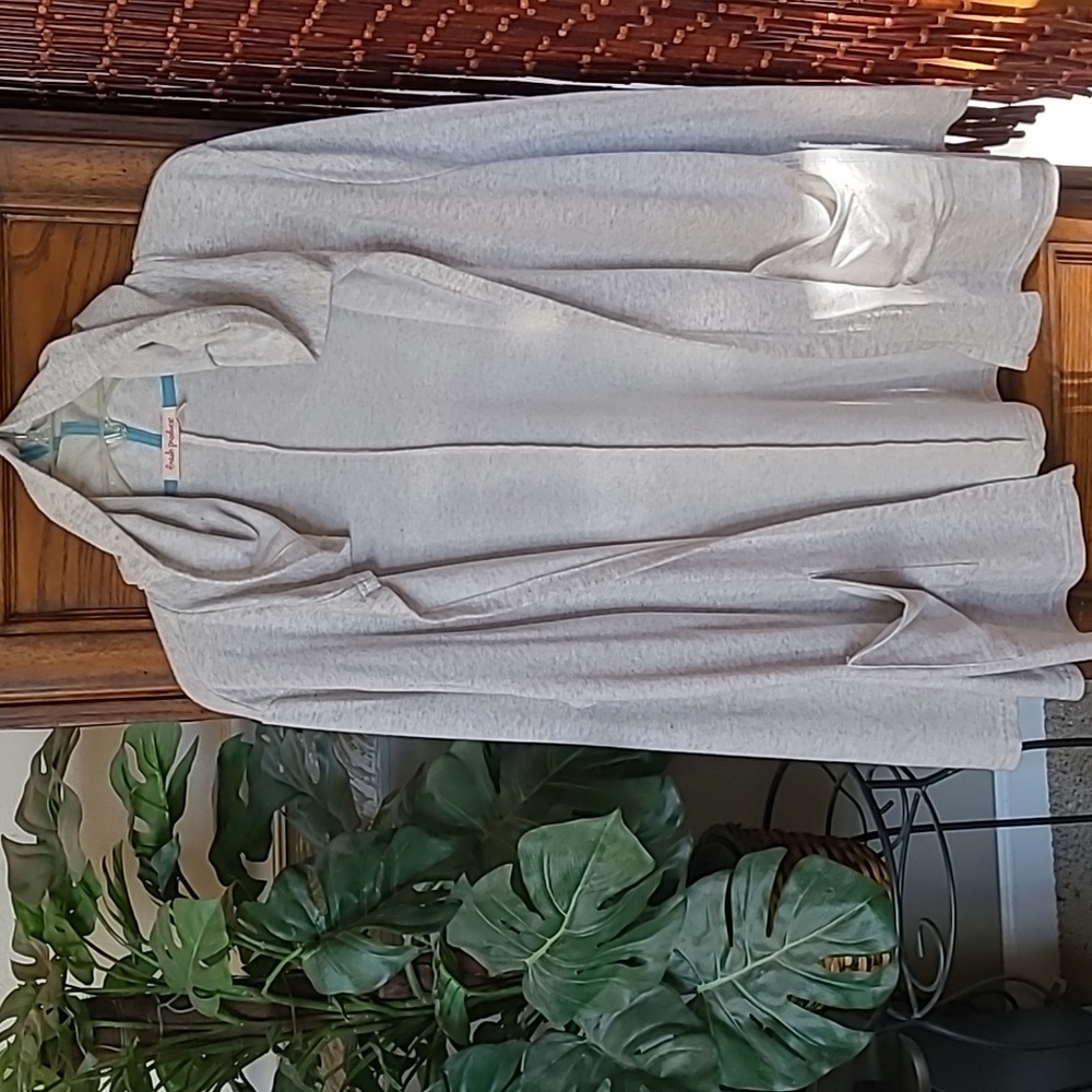 Fresh Produce Lightweight Open Front Hooded Cardigan. Size XL